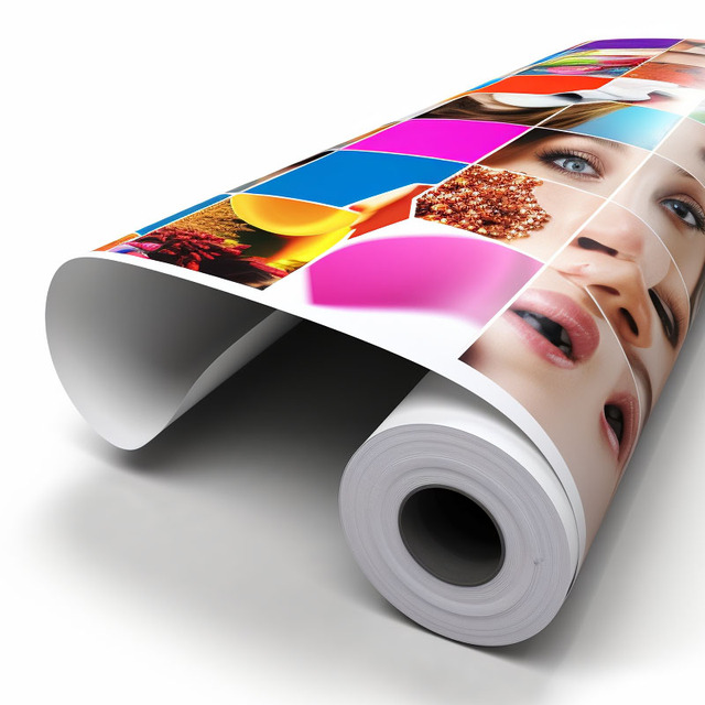 Wholesale Glossy Matt White Blank Printable PVC Vinyl Roll Car Wrap Vinyl Sticker Eco Solvent Self Adhesive Vinyl