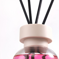 Diffuseur de parfum aux fruits en verre coloré, écologique et longue durée, pour salle de bain et chambre à coucher, 130 ml