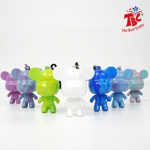 Orso Bianco in Resina Personalizzabile WingArt per Pittura Fluida, Altezza 18cm/23cm/33cm/53cm, Finitura Opaca, Fai da Te - Product Image 1