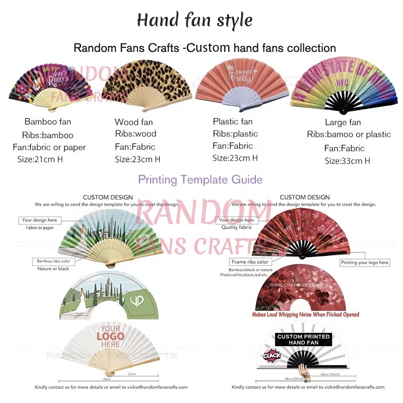 Custom hand fan,please send logo