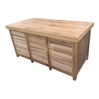 Meuble buffet élégant en bois de manguier sculpté à la main avec motifs d'arbres, idéal pour restaurant, par Natural Beauty Craftsmanship
