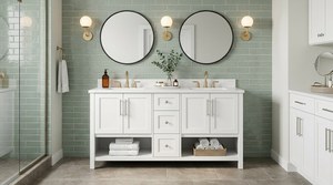 Bathroom Vanity Cabinet 60 Inch Shaker Double or Single Sink Drawer Base Wholesale RTA Vietnam - Product Image 3