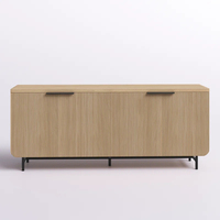 Buffet en bois moderne pour la cuisine, le salon, les tables de salle à manger, meubles de rangement, buffet