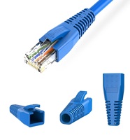 Cubierta Protectora de Cable de Red Ethernet RJ45 LIYUAN LY-US081 con Código de Color, Conector, Cubierta de Enchufe, Pines de Blindaje UTP/FTP, 1 FU
