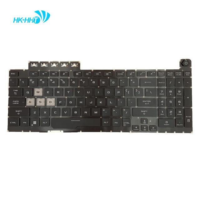 HK-HHT Laptop Keyboard Replacement for Asus TUF Gaming F15 FX506 FA506 US Version RGB Backlight Laptop Keyboard