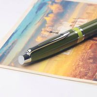Stylo bille publicitaire en métal personnalisé de haute qualité, vente en gros, stylo épais avec une largeur d'écriture de 1,0 mm