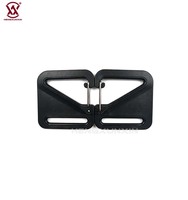 Boucles en plastique personnalisables avec logo, attaches plates coulissantes pour sangles, colliers, ceintures, harnais, sacs à dos, clips de fixation, accessoires