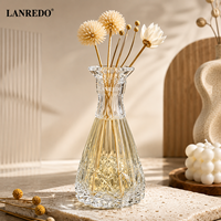 Bouteille diffuseur de parfum en verre de luxe unique 50ml 150ml, col évasé, vide, avec bâtonnets diffuseurs