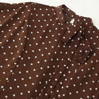 Robe mi-longue décontractée sans manches à imprimé pois rétro pour femme, nouvelle collection printemps-automne 2026 ZATRHMBM