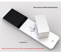 Serrure de contrôle d'accès intelligente pour chambre d'hôtel avec poignée pivotante, compatible OEM, anti-rouille, anti-vol, à carte RFID pour les clients d'hôtel