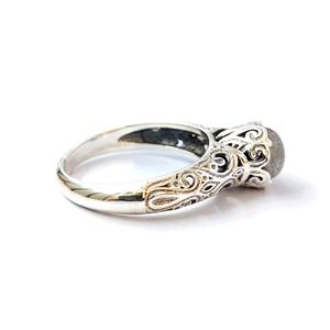 แหวนเงินแท้ 925 ประดับพลอยลาบราโดไรต์ แหวนพลอยลาบราโดไรต์ งานแฮนด์เมด คอลเลคชั่นแหวนสวยๆ เครื่องประดับเงิน ราคาขายส่ง - Product Image 6