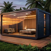 WELLCAMP Apple Cabin Capsule House, maison préfabriquée modulaire, mini-maison intelligente, cabine pour hôtel, Airbnb, glamping, hébergement