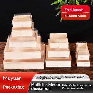 Caja de Sushi Comercial Estick para Llevar y Entregar con Tapa, para Salmón Sashimi, de Madera de Álamo, Impresa, Desechable, para Envasado de Alimentos - Product Image 5