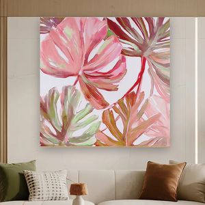 Lớn Sáng Đầy Màu Sắc Hoa Handmade Nghệ Thuật Đóng Khung Tường Nghệ Thuật Hiện Đại Trang Trí Nội Thất Textural Kỹ Thuật Số In Hoa Tươi Và Cây - Product Image 3