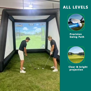 Simulateur de golf gonflable portable Cile Premium, imperméable, durable, facile à installer, usage domestique et commercial, tension universelle - Product Image 4