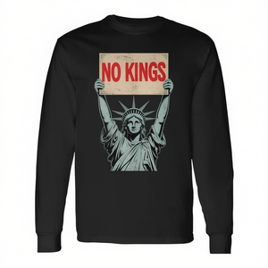 No Kings Statue Of Liberty Resist T-shirt a maniche lunghe - Product Image 2