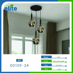 Moderno moderno moderno lampadario Multi-luce caldo vetro bianco e metallo lampada a sospensione per la casa & Villa decorazione - Product Image 1