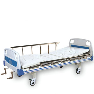 Lit d'hôpital manuel 2150x900x500mm en ABS avec tête de lit pour usage médical et soins à domicile - Product Image 1