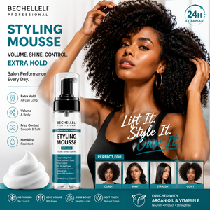 Espuma para el Cabello OEM de Venta Caliente, Hipoalergénica, Fijación Fuerte, Control del Frizz, Fijación Duradera Todo el Día, Espuma para Trenzas, Estilo Duradero, Brillo e Hidratación - Product Image 1