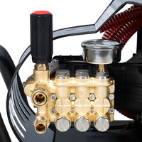 Pompe à piston haute pression Total Stop 150 bars avec interrupteur marche/arrêt, débit de 15 L/min, 380 V pour nettoyeur haute pression et traitement des eaux usées