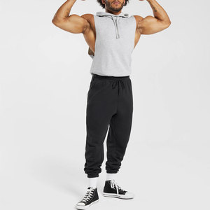 Custom <b>Men</b> Winter Gym Hoodies 100% Cotton Fleece Sleeveless <b>Pullover</b> Quick Dry Customizable Colors & Sizes - Product Image 4