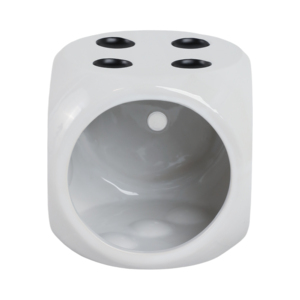Vaso per Fiori a Forma di Dado in Ceramica, Fioriera Moderna per Interni ed Esterni, Decorazione per la Casa e il Giardino - Product Image 5