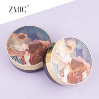 Étui vide pour fond de teint coussin, étui rond pour BB Cushion, emballage de luxe en plastique imprimé en 3D pour fond de teint coussin avec miroir