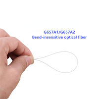 Cable de Fibra Óptica de 1 Núcleo G652D G657A para Exteriores, Cable de Fibra Óptica de 1 Fibra