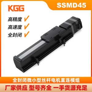 KGG Miniature Electric Linear Slide Table SMD45 0.01mm <b>Repeatability</b> Metal Workbench For Robotic Arm - Product Image 5