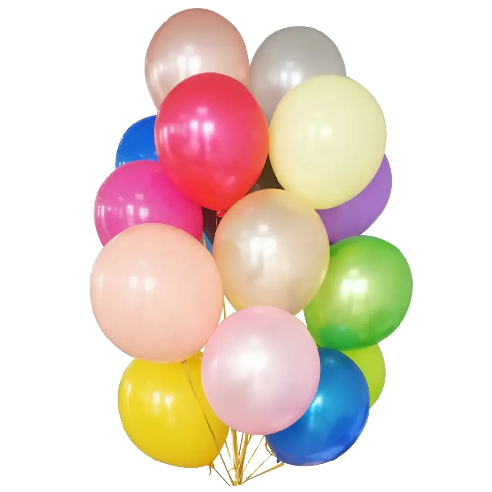 Groothandel Happy Birthday Balon Globos Set Metallic Latex Biologisch Afbreekbare Helium Ballon Ballonnen Gift