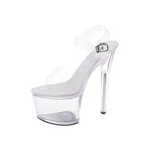Sandalias de Tacón Alto/Ultra Alto para <span class=keywords><strong>Mujer</strong></span>, Estilo Stiletto, Verano, Sexy, Punta Abierta, Transpirables, Impermeables, Plataforma, Casuales, para Vestido de Novia - Product Image 6