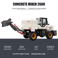 Camion malaxeur à béton 2m³ à chargement automatique et tambour réversible pour usage agricole – Approvisionnement direct usine