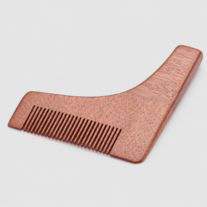 Outil de façonnage de barbe professionnel en bois Amoora, antistatique, résistant à la chaleur, personnalisable, <span class=keywords><strong>peigne</strong></span> à moustache – Vente en gros - Product Image 4