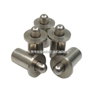 YX Spring Loaded Pin Stainless Steel Cylindrical Head Press Fit Positioning Screw Grade A Polished Surface - Product Image 4