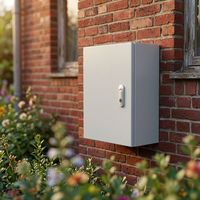 Boîtier de distribution électrique en acier SH IP65, encastrable mural, prix progressif, stock disponible, délai de livraison en gros de 25 jours, OEM avec CE ROHS