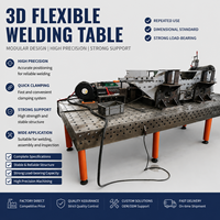 Plateforme de soudage flexible 3D, table de positionnement pour soudage robotisé en fonte HT300 D16/D26/D28