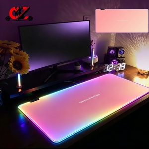 CZFIT - Alfombrilla de Ratón Luminosa con Degradado de Alta Gama, Alfombrilla para Teclado de Juegos, Alfombrilla de Oficina para Computadora, Gruesa, Ligera y de Lujo - Product Image 1