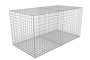 Vente en gros de jardinières en <span class=keywords><strong>gabion</strong></span> de haute qualité en <span class=keywords><strong>acier</strong></span> <span class=keywords><strong>galvanisé</strong></span> 180x90x100 cm, couleur argent, pour jardin et fleurs - Product Image 5