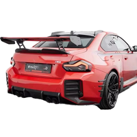 Body Kit BMW G87 M2, Upgrade G87 M2 Gaya Max, Spoiler Wing Serat Karbon Kering GT