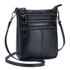 Bolsos de Mano Elegantes de Cuero Genuino para Mujer, Ligeros e Impermeables, Bolsos Cruzados de Hombro - Product Image 2