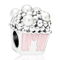 Breloques en argent sterling 925 style PandoraDXZ, perles sur le thème du voyage et de la nourriture, valise, poussette, breloque pour bracelet femme, bijoux