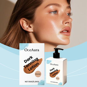 Private Label OceAura Organic Self Tanning Lotion 150g Large Moisturizing Sun Dark Tanning <strong>Beach</strong> <strong>Cream</strong> Long Lasting - Product Image 2