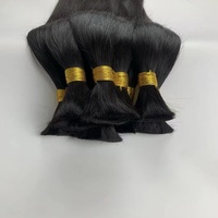 Rambut Manusia Mentah Vietnam Asli Tanpa Proses Grosir untuk Ekstensi Rambut Brasil Vendor