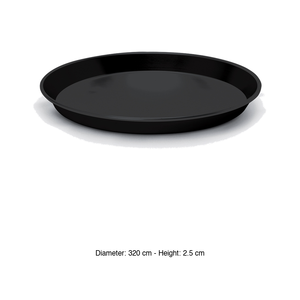Plat à pâtisserie professionnel en acier bleu rond 32 x 2,5 h cm, fournitures de restauration, vente en gros, fournitures pour restaurants - Product Image 3