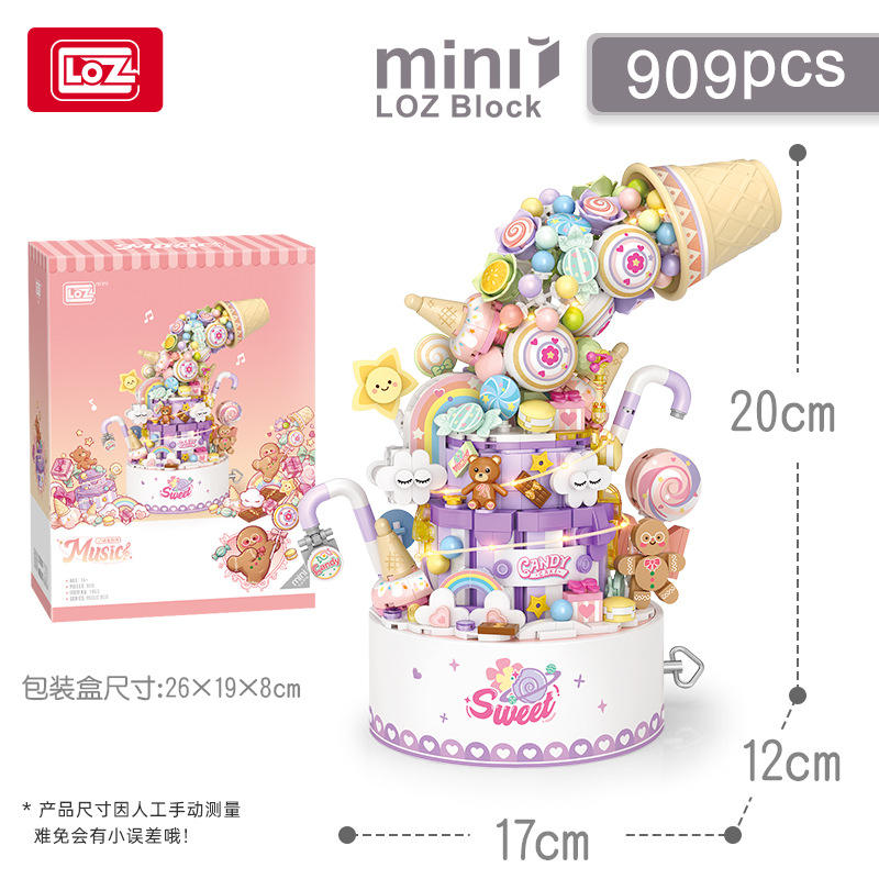 Loz1953 sweetheart fluid music box/909pcs