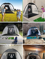 Qualité supérieure 2M X 3M Golf Simulator Chipping Net Durable SingleTarget Outdoor Indoor Practice Golf Nets for Backyard Driving