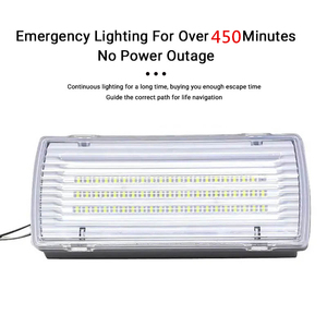 <span class=keywords><strong>Luce</strong></span> di <span class=keywords><strong>Emergenza</strong></span> LED IP65 Tripla Protezione, Batteria al Litio di Alta Qualità Grande Capacità 2 X 18650, Garanzia 7 Anni, 450 Minuti di Autonomia - Product Image 3
