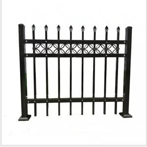 Pomme de cour <span class=keywords><strong>tubulaire</strong></span> en métal noir, pique-nique décorative de haute qualité protecteur avant, clôture en aluminium - Product Image 6