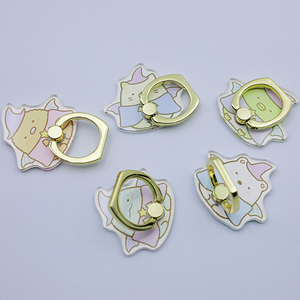 Accesorios de Acrílico para Teléfono con Diseño de Dibujos Animados, Soporte Personalizado para Teléfono, Adhesivo Acrílico Brillante para Agarre de Teléfono - Product Image 3