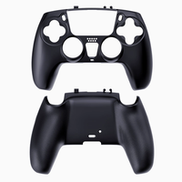 Coque rigide pour PC avec revêtement anti-huile pour manette PS5, étui de protection antidérapant avec capuchons de pouce